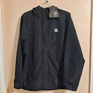 DIXXON Black "Ground Up Custom" Hooded Tech Jacket NWT